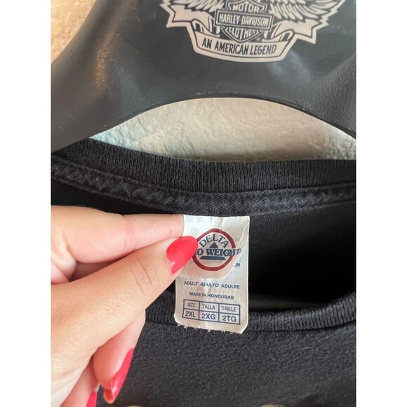 Sturgis 2015 Black Hills Rally Tshirt 75th Anniversary Delta Pro Weight Men's 2x - Picture 5 of 5